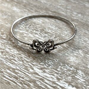 Retired James Avery butterfly hook on bracelet. Gently worn.